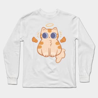 Angel Cat Long Sleeve T-Shirt